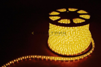 Дюралайт светодиодный двухжильный желтый LED-R2W d13мм 36LED/м 1,44Вт/м 220В IP65 FERON