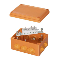 Коробка ответвительная FS 150х110х70мм 5р 450В 30А 16кв.мм с кабельными вводами и клеммниками IP56 п
