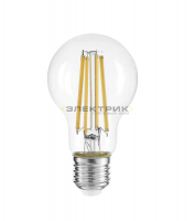 Лампа светодиодная филаментная PLED OMNI FL CL А60 10Вт Е27 4000К 1100Лм 61х115мм JazzWay