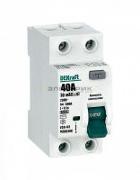 Выключатель дифференциального тока 2P 40А 30мА тип AC 6кА УЗО-03 DEKraft