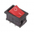 Выключатель клавишный 250В 6А (2с) красный Mini REXANT