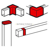 METRA Внутренний и внешний углы/заглушка/накладка на стык 60x40мм Legrand