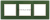 Рамка трехместная универсальная стеклянная зеленый/слоновая кость 14-5103-27 Elegance ЭРА