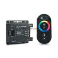 Контроллер для светодиодной ленты RGB 288Вт 24А IP20 с сенсорным пультом черный GAUSS