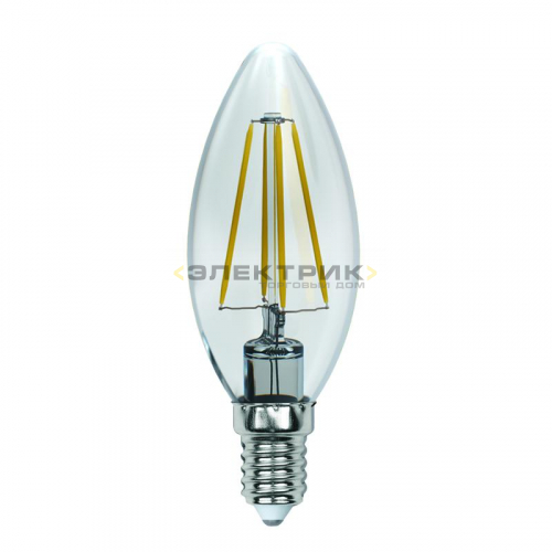 Лампа светодиодная филаментная FL CL C35 13Вт Е14 4000К 1150Лм 35х100мм Uniel