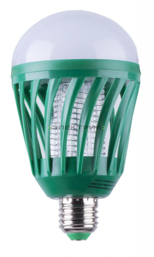 Лампа светодиодная антимоскитная FR 6Вт Е27 4000К 400Лм 78х155мм FERON