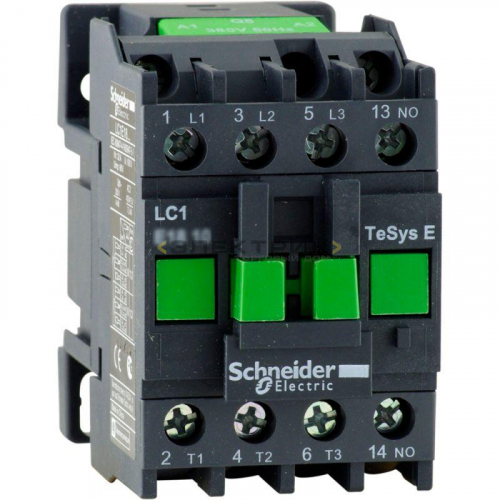 Контактор LC1E 3Р 9А 1НО 380В AC 50Гц EasyPact TVS Schneider Electric