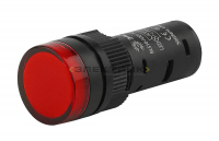 Лампа AD16DS(LED) матрица 16мм красная 230В AC BLS10-ADDS-230-K04-16E ЭРА