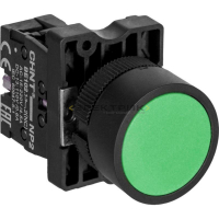 Кнопка управления NP2-EA31 без подсветки зел. 1НО IP40 CHINT