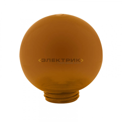 Рассеиватель в форме шара для садово-парковых светильников d200мм бронзовый Uniel