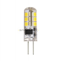 Лампа светодиодная силикон PLED-G4 CL 3Вт G4 2700K 200Лм 11х38мм JazzWay