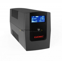 Источник бесперебойного питания ИБП Info LCD 1200ВА IEC C13 (4) USB + RJ45 DKC