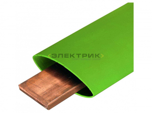 Трубка термоусадочная ТТШ-HF-10 150/60 зеленая (уп.10м) КВТ