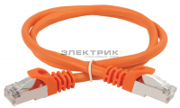 Коммутационный шнур (патч-корд) кат.6 FTP PVC 1м оранжевый ITK