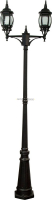 Светильник садово-парковый столб восьмигранный черный "Классика" PL8114 2х100Вт Е27 155х590х2290мм I