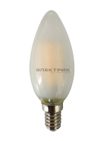 Лампа светодиодная филаментная PLED OMNI FL FR С35 8Вт Е14 3000К 720Лм 35х110мм JazzWay