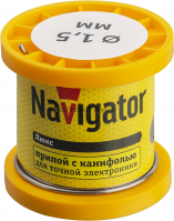 Припой NEM-Pos02-61K-1.5-K100 ПОС-61; катушка; 1.5мм; 100г Navigator