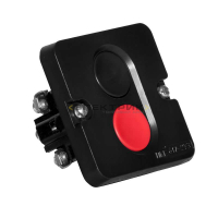 Пост кнопочный ПКЕ-612/2 "Пуск-стоп" 1 черная 1 красная IP40 Электродеталь