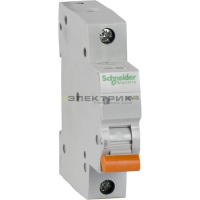 Выключатель автоматический ВА63 1P 6А 4.5кА хар-ка C Домовой Schneider Electric