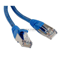 Патч-корд PC-LPM-UTP-RJ45-RJ45-C5e-0.15M-LSZH-BL U/UTP кат.5е LSZH 0.15м синий Hyperline