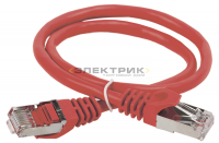 Коммутационный шнур (патч-корд) кат.6 FTP PVC 10м красный ITK