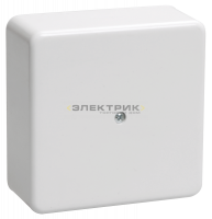 Коробка КМ41222 распаячная ОП 100х100х44мм белая (с контактной группой) IEK