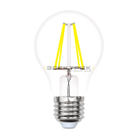 Лампа светодиодная филаментная с шаговым диммированием FL CL A60 7Вт Е27 3000К 630Лм 60х102мм Uniel