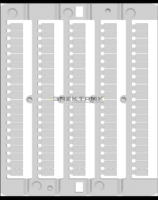 Табличка маркировочная отпечатанная CNU/8/V2/100/V2 (уп.500шт) DKC