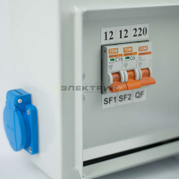 Ящик с понижающим трансформатором ЯТП-0,25 220/24В 3 автомата IP54 Кострома