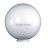Рассеиватель в форме шара для садово-парковых светильников d250мм дымчатый Uniel