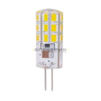 Лампа светодиодная силикон PLED-G4 CL 3Вт G4 4000K 200Лм 11х38мм JazzWay
