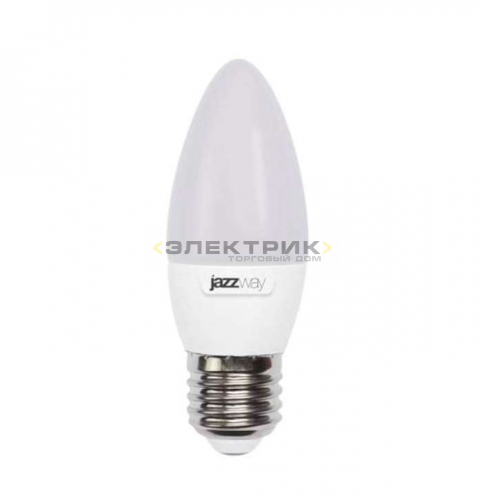 Лампа светодиодная PLED-SP FR С37 7Вт Е27 5000К 560Лм 37х100мм JazzWay