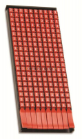 Маркер для кабеля сечением 4-6мм символ "2" красный (уп.160шт) DKC