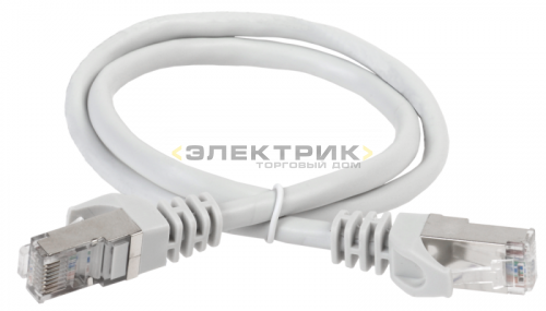 Коммутационный шнур (патч-корд) кат.5е FTP PVC 7м серый ITK