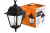 Светильник садово-парковый НСУ 04-60-001 четырехгранник подвес пластик черный 60Вт Е27 IP44 TDM