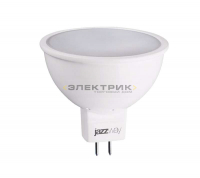 Лампа светодиодная PLED-ECO FR JCDR 5Вт GU5.3 3000К 400Лм 50х54мм JazzWay