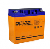 Аккумулятор свинцово-кислотный DTM 12В 17 А.ч 167х77х181мм Delta