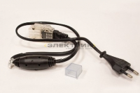 Сетевой шнур для светодиодного дюралайта LED-F3W шнур 0,8м, LD122 FERON