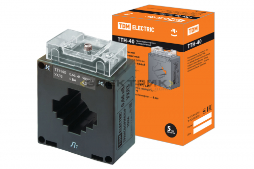 Трансформатор тока ТТН-40 500/5А 5ВА класс точности 0,5 TDM