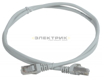 Коммутационный шнур (патч-корд) кат.5е FTP 0.5м серый GENERICA ITK