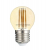 Лампа светодиодная филаментная золото PLED OMNI FL CL G45 8Вт Е27 3000К 720Лм 45х90мм JazzWay