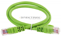 Коммутационный шнур (патч-корд) кат.6 UTP PVC 10м зеленый ITK