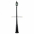 Светильник садово-парковый столб восьмигранный черный "Классика" PL8111 100Вт Е27 160х2060мм IP44 FE