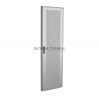 Дверь перфорированная для шкафа LINEA N 18U 600мм серый ITK