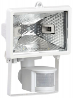 Прожектор ИО150Д с датчиком движения галогенный белый IP54 IEK