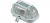 Светильник НПБ 03-60-003 ЕВРО ПСХ накладной для обществен. помещений с решеткой Владасвет