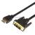 Шнур HDMI-DVI-D с фильтрами 2м GOLD REXANT