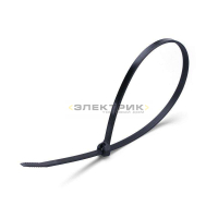 Хомут кабельный КСЗ 8х400мм нейлновый черный (уп.100шт) Fortisflex