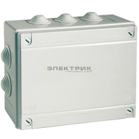 Коробка распределительная ОП 300х220х120мм IP55 10 каб. ввод DKC