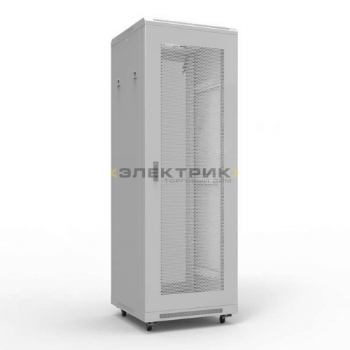 Шкаф настенный 19-дюймовый Standart 42U 800х800мм передняя и задняя дверь перфорированные REXANT